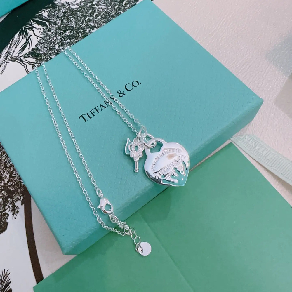 Tiffany & Co. Silver Heart Necklace